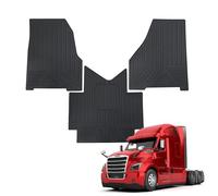 Kingna Floor Mats Compatible with 2018-2023 Freightliner Cascadia TPE All Weather Guard Protector Cargo Liner for 2022 Cascadia Accessories