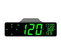 KINGNEED C3090 Digital Universal Car HUD Head Up Display large screen GPS Speedometer with Compass car battery voltage display Plug & Play truck bus Vehicle Speed OverSpeed Warning Mileage Measurement