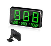 kingneed Original Universal GPS Head Up Display Speedometer Odometer Car Digital Speed Display MPH Over Speeding Alarm Car Clock for All Vehicles C60/C60S/C80/C90 (C80-1)