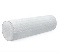 Kingnex Bolster Roll Pillow for Sleeping on Back or Side Under Knee to Relief Lower Back Pain Between Legs for Side Sleepers Cylinder Pillow with Removable Cooling Cover 20x8