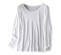 KINGNIUGUO Mens Thermal Underwear 100% Mulberry Silk Thermal Top Long Johns Lightweight Base Layer for Men