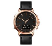 KINGNUOS Men's Digital Multifunction Sports Watch LED Electronic Analog Quartz Double Time Band Outdoor Waterproof Simple Design Wrist Watch Rose Gold Black Fashion Rose Gold