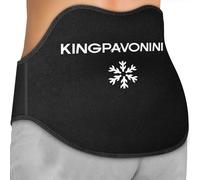 KingPavonini Extra Large Ice Pack for Back Pain Relief with Extension Strap, 2 Pack Reusable Lower Back Gel Ice Pack Wrap for Lumbar Surgery, Sciatica, Herniated Disc, Coccyx Pain, Cold/Hot Therapy