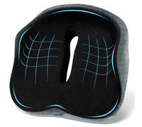 KingPavonini Large Seat Cushion 3D Full Wrap Office Chair Cushion, Supportive Memory Foam Seat Pillow for Sciatica Pain Relief, Coccyx Cushion for Tailbone Pain Lower Back Pain for Home,Office and Car