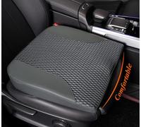 kingphenix Car Seat Cushion: Memory Foam Seat Cushion for Driver Comfort - Relieves Tailbone and Coccyx Pressure - for Car, Truck, or Office Chair - 4D Mesh Grey