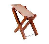 KingPoint Solid Wood Guitar Footstool 4 Adjusatble Height Levels Rosewood Guitar Footres Foldable (Rosewood)