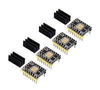 KINGPRINT TMC5160 v1.3 Stepper Motor StepStick Mute Silent Driver Support SPI with Heatsink for 3D Printer Control Board (4 Pieces)