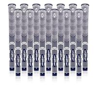 KINGRASP Multi Compound Golf Grips,Golf club grips midsize standard Size,13 Grips Set,6 Colors Optional,Anti-Slip High Stability,All Weather Cord Rubber Golf Club Grips(Gray/dark, midsize )