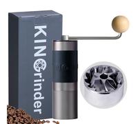KINGrinder K1 Manual Hand Coffee Grinder with Straight Handle for French Press, Drip, Espresso with Assembly Consistency Stainless Steel Conical Burr Mill, 25g Capacity