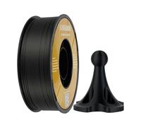 Kingroon Carbon Fiber PLA 3D Printer Filament, Dimensional Accuracy +/- 0.03 mm, 1 kg Spool(2.2lbs), 1.75 mm，Black