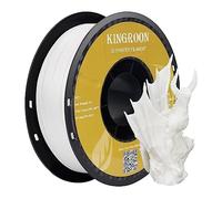 Kingroon PETG Filament 1.75mm, 3D Printer Filament, Dimensional Accuracy +/- 0.03mm, 1KG Spool (2.2LBS) 3D Printing Filament for 3D Printer, White