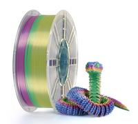 Kingroon Silk PLA Filament 1.75mm Rainbow 3D Printer Filament PLA Filament 1kg Dimensional Accuracy ±0.03mm,Fit Most 3D Printers(Lovely)