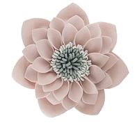 KINGROSE 3D Flower Throw Pillow Decorative Accent Pillow Round Cushion for Spring Summer Sofa Bedroom Home Decor 14 Inches Pink