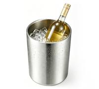 KINGROW Ice Bucket, Double Wall Wine Chiller for Champagne & White Wine