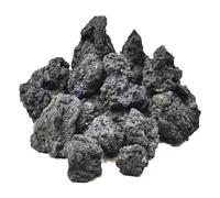 KINGRUI Natural Volcanic Lava Rock Decorative Stones for Miniature & Fairy Gardens,Aquascaping Aquariums,Fire Pit Use & Succulent Planters-1kg(3-7cm)