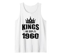 Kings Are Born In 1960 Birthday 1960 Born in 1960 Tank Top