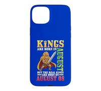Kings Are Born In Aug The Real Kings Are Born On August 08 Case for iPhone 15 Plus