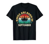 Kings Are Born In September Birthday For Men T-Shirt