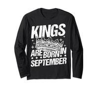 Kings are Born in September Birthday Long Sleeve T-Shirt