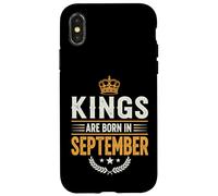 Kings are born in September Case for iPhone X/XS