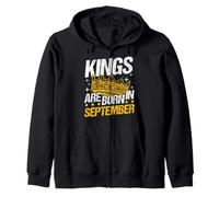 Kings ARE Born In September Kings Born In September Zip Hoodie