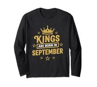 Kings are Born in September Long Sleeve T-Shirt