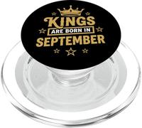 Kings Are Born In September PopSockets PopGrip for MagSafe