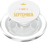 Kings Are Born In September PopSockets PopGrip for MagSafe