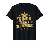 Kings are Born in September T-Shirt