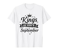 Kings are Born in September T-Shirt