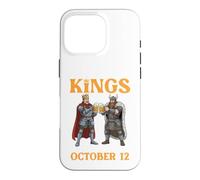 Kings Are Born On October 12 Happy Birthday To Beer Drinkers Case for iPhone 16 Pro