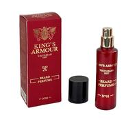 King's Armour Luxury Beard Perfume Spray 40 ml - Long Lasting Freshness and Distinctive Masculine Scent - Premium Fragrance For Beard and Face