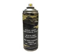 Kings Army Mid Brunswick Green Bs 381-226 Military Matt Spray Paint 400ml Military Vehicle Paint, Airsoft, Paintball, Model Maker Paint, Fishing