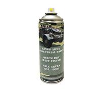 Kings Army Paint 400ml Green Matt Spray Paint, Outdoor, Water Resistant, Metal Surface, Military Vehicle, Airsoft, Paintball, Model Maker