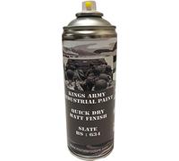 Kings Army Slate Green (not slate grey) Bs-634 Military Matt Spray Paint 400ml Military Vehicle Paint, Airsoft, Paintball, Model Maker Paint, Fishing
