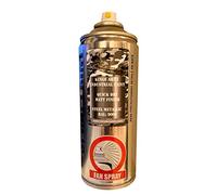 Kings Army Steel Metallic Ral Colour 9006 Acrylic Military Matt Spray Paint 400ml Military Vehicle Paint, Airsoft, Paintball, Model Maker Paint, Fishing, Wargames Miniature Modelling