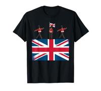 Kings British Guards King III London Mens British Flag T-Shirt