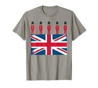Kings British Guards King III London Mens British Flag T-Shirt