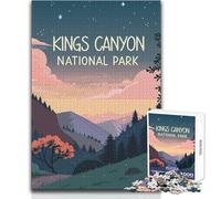 Kings Canyon National Park 1000 Jigsaw Puzzle Cognitive Development Fun Game Special Thoughtful Celebration Present Size 38x26cm