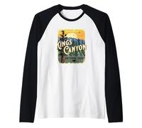 Kings Canyon National Park California USA Vintage Souvenir Raglan Baseball Tee