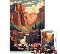Kings Canyon National Park Jigsaw Puzzles 1000 Pieces Mental Dexterity Easy Relaxation Flawless Fit Meaningful Gift size 38x52cm