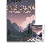 Kings Canyon National Park Jigsaw Puzzles for Teenagers 1000 Brain Teaser Educational Game Memorable Heartfelt Gift Option Size 38x26cm