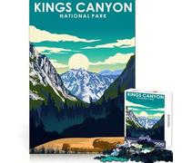 Kings Canyon National Park Jigsaw Puzzles for Teenagers 1000 Mind Exercise Peaceful Fun Exact Cut Unique Xmas Gift size 50x75cm