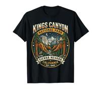 Kings Canyon National Park Sierra Nevada California Vintage T-Shirt