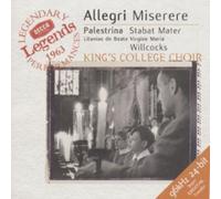 Kings College Choir/Willcocks - Allegri/Miserere [CD]