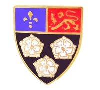 Kings College University of Cambridge City Crest Flag Pin Badge