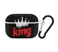 Kings Compatible with Airpod Pro Case Cover Skin with Keychain
