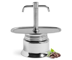 Kings County Tools Double Spout 2 Cup Coffee Maker, 6.5” x 3” x 5.75”