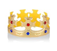 King's Crown Hat, Crown King, Crown Medieval King, Birthday Royal Crown Hats, Golden King Crowns for Adults, Crown Party Hat for Queen Princess Fairy Tale Nobility Accessory Costume Carnival