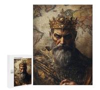 King's Crown Portrait Puzzle 1000 Teile Schwer Puzzle Spielzeug Lernspiel Impossible Herausforderungsspielzeug Für Erwachsene Kinder 500 PCS